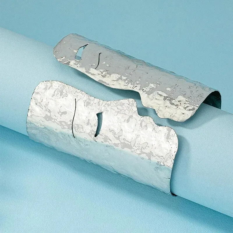 S8666d0bc29404b9fb9a0eeaf7157b692A Large Metal Cuff Bangle Open Bracelet For Women Funny Design Hammered Punk New Styles Heavy Holiday Accessories Party Jewelry Mallzona