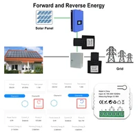 Tuya Smart Life ZigBee Energy Meter Two Way 1, 2 Channel with Current Transformer Clamp App Monitor Power 80A 110V/240V 50/60Hz 2