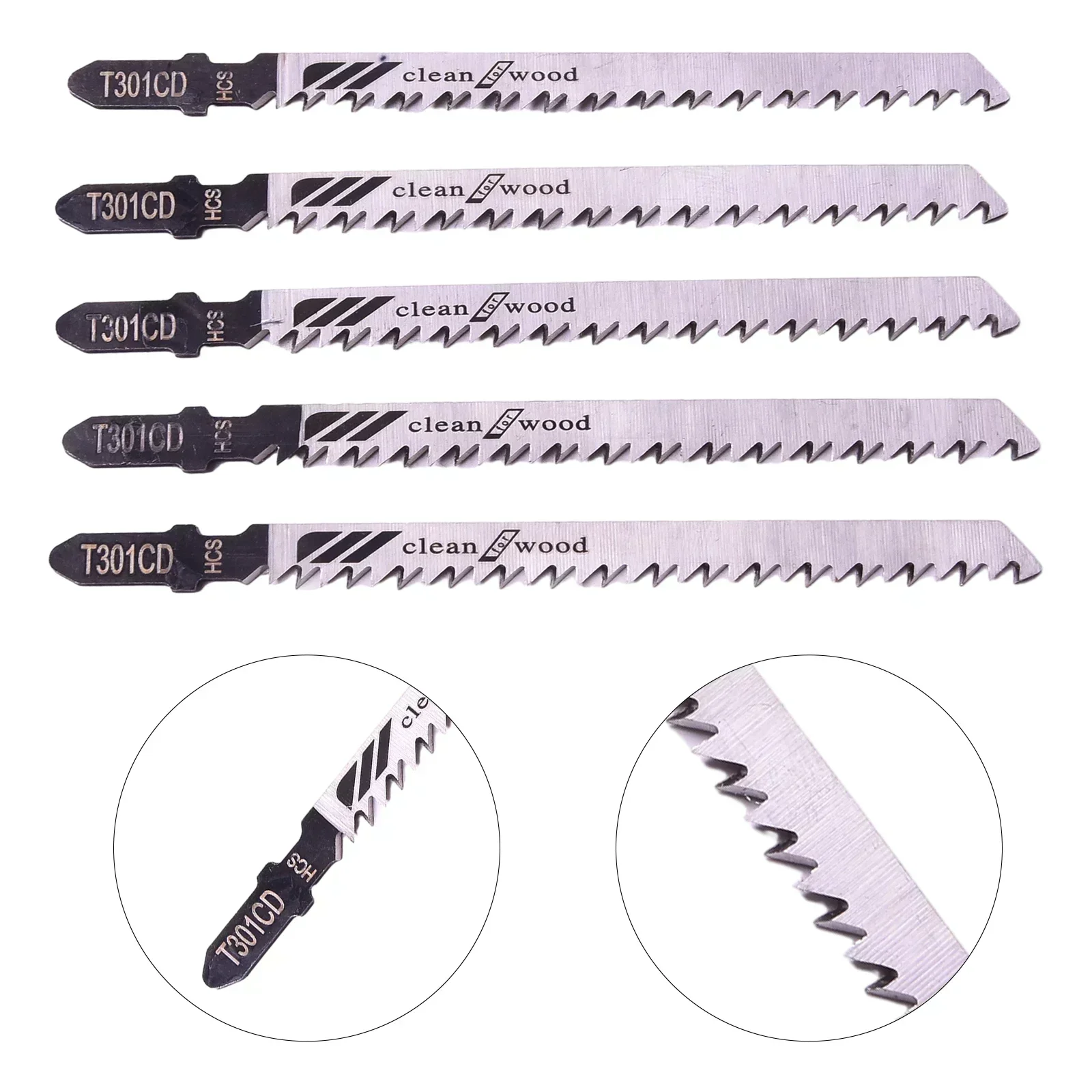 5Pcs T301CD Jigsaw Blade Set For Sheet Panels Cutting jig saw blades reciprocating saw blades