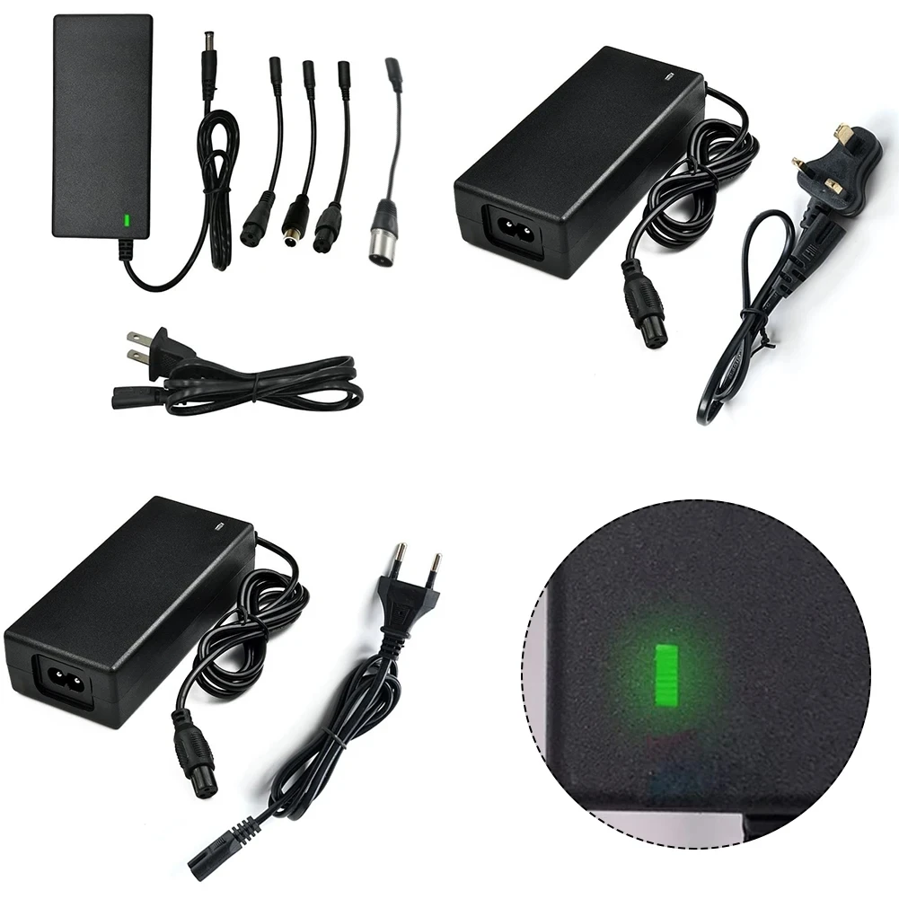 Electric Scooter Charger AC 100V-240V 24V-36V Lithium Battery US/EU Plug DC 42V 2A