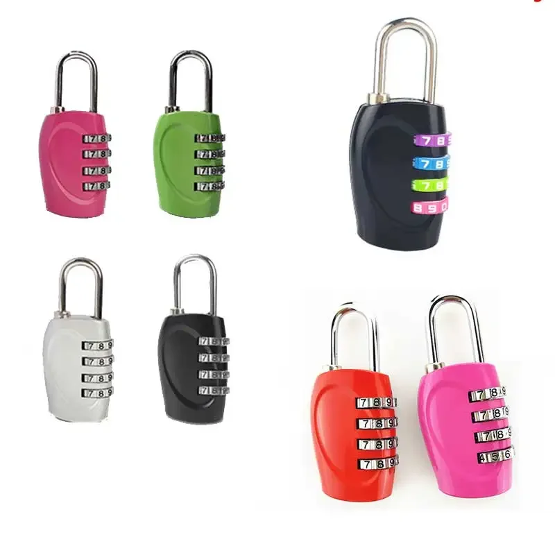 

Travel Backpack Trolley Case Mini Code Lock 4 Digit Dial Metal Code Lock Combination Padlock Gym Locker Tool Box Small Lock