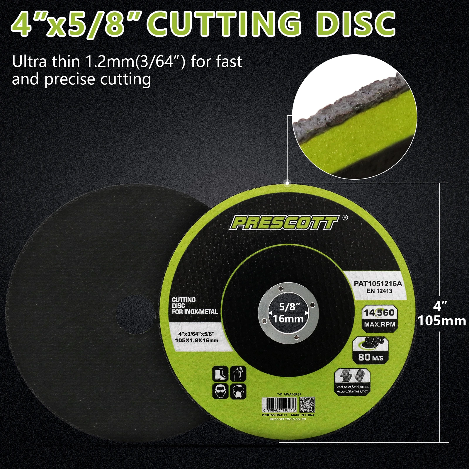 Metal Cutting Disc 105mm Resin Cutting Angle Grinder Disc Ultrathin for Metal Iron Stainles Steel Grinding Blade Cutter 5-50Pc cutting disc,grinding disc,cutting blade
