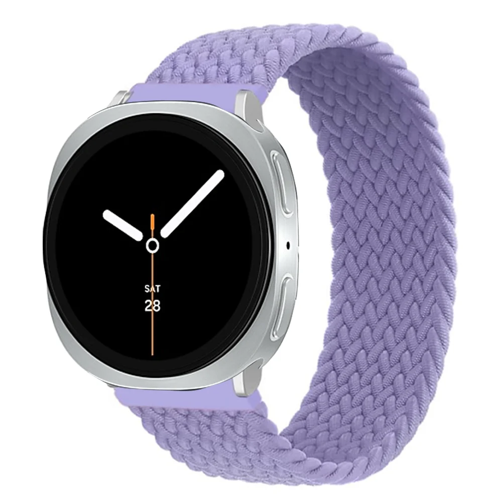 Braided Nylon Solo Loop Strap for Smartwatches - Adjustable Bracelet Band
