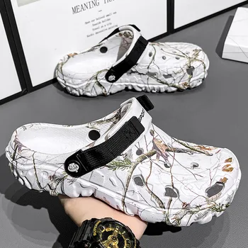 Camouflage Outdoor Beach Summer Clogs Slipper Shoe Soft EVA Indoor Home Slides Lover Flip Flops