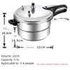 High Pressure Thickening Pressure Cooker Large Capacity Commercial Pressure Cooker Gas Induction Cooker Universal 2