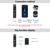 V5.3 Wireless Handlebar Remote Controller Motorcycle Helmet Headset Remote Buttons Handsfree Voice Assistant Kit Waterproof - Image 5