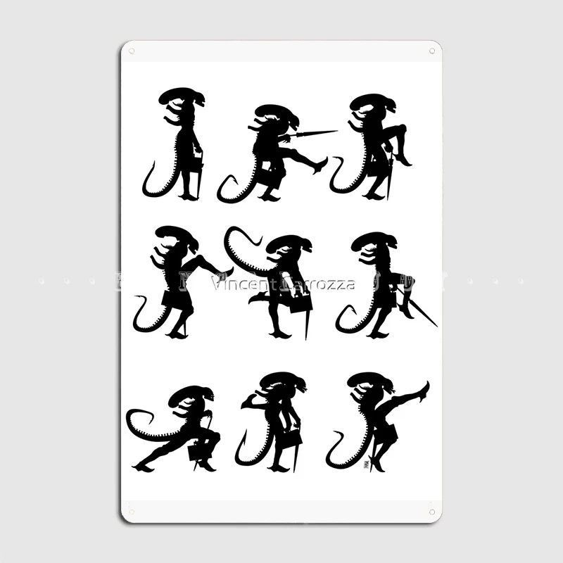 

Ministry Of Alien Silly Walks Metal Plaque Poster Club Home Home Printing Wall Decor Tin Sign Posters