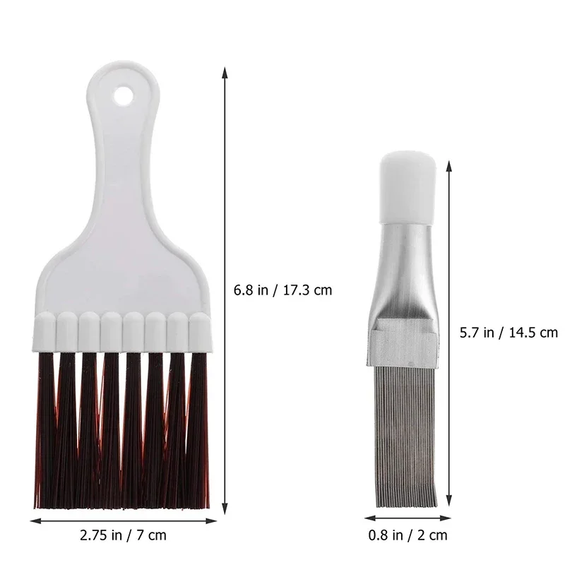 Peigne à Aileron de Condensateur de Climatiseur en Acier Inoxydable, Brosse pour Livres, Outil de Réparation, Bobine, Outils de Nettoyage