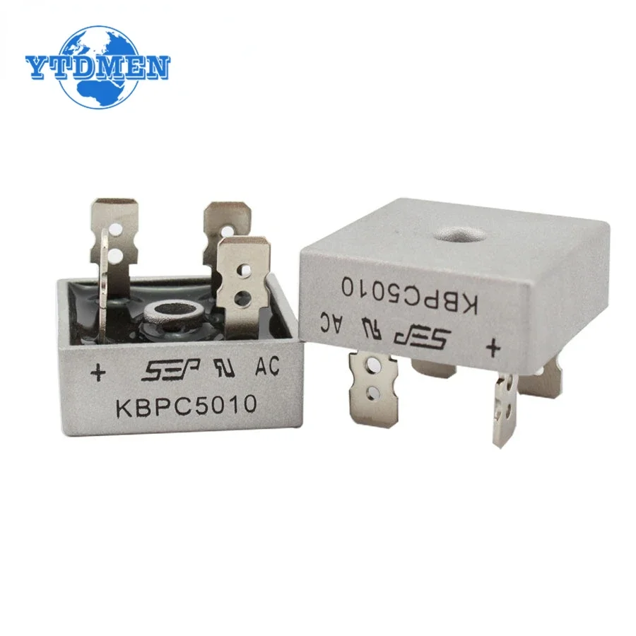 KBPC5010 Diode Bridge Rectifier 50A 1000V 5PCS diode bridge rectifier electrical rectifier diodes rectifier diodes electrical diodes