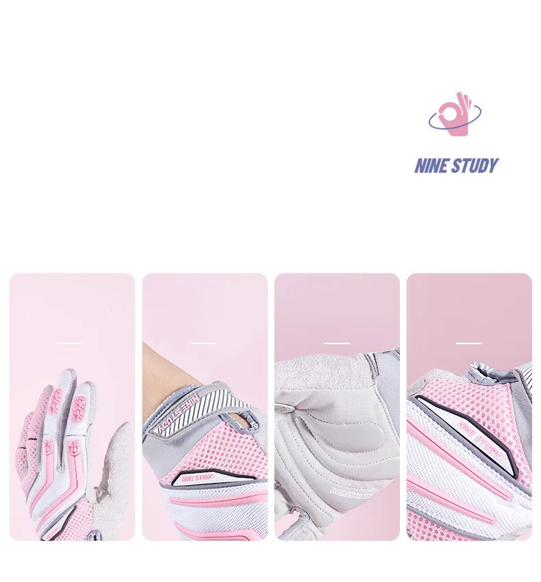 Description Picture 2 of item1Pair Full Finger Bodybuilding Gym Gloves Weightlifting Dumbbell Training Anti-Slip Fitness Gloves Crossfit Frisbee Gloves