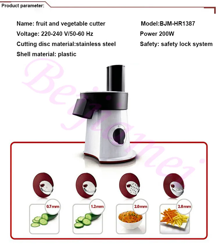 Multifunctional Electric Vegetable Slicer Kitchen Fruit Salad Cutter C -  Dijah'vu