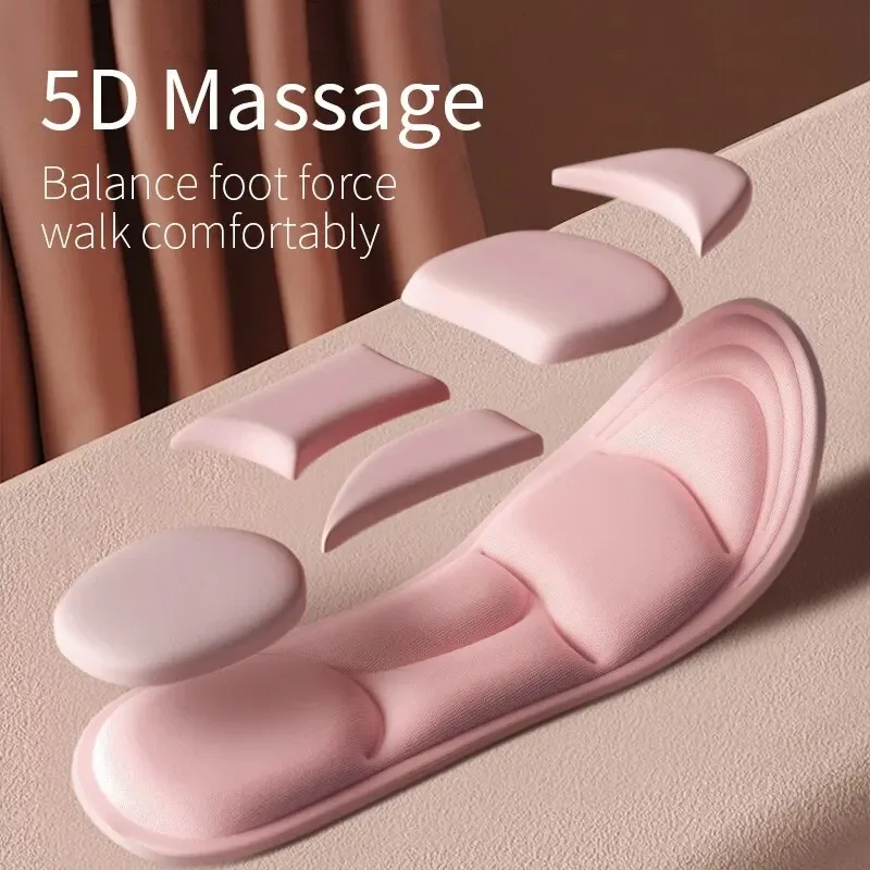 Memory Foam 5D Sport Insoles for Women Men,shoe insoles,orthopedic insoles,heated shoe insoles