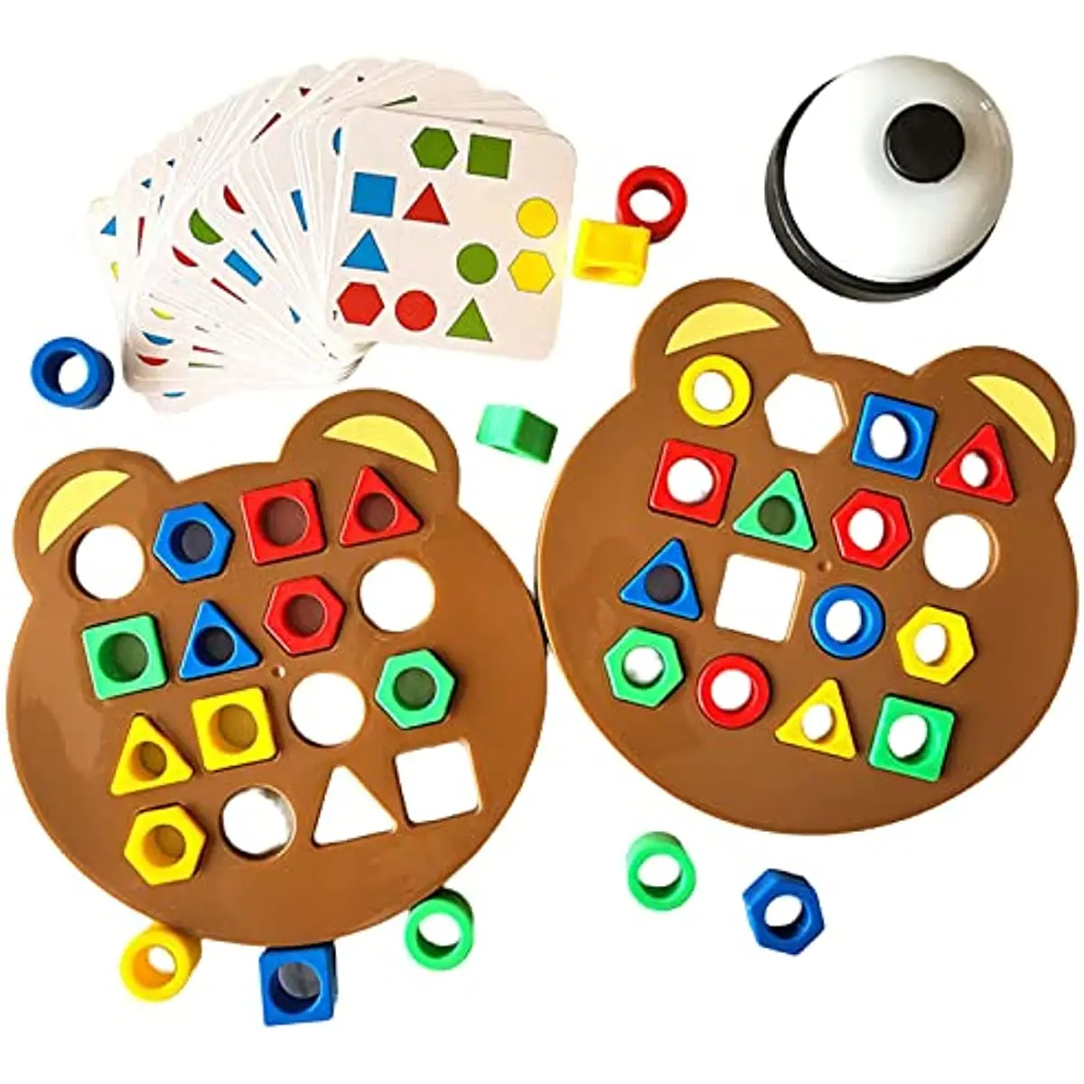 Color Shape Matching Game Children Educational Montessori Learning Toys