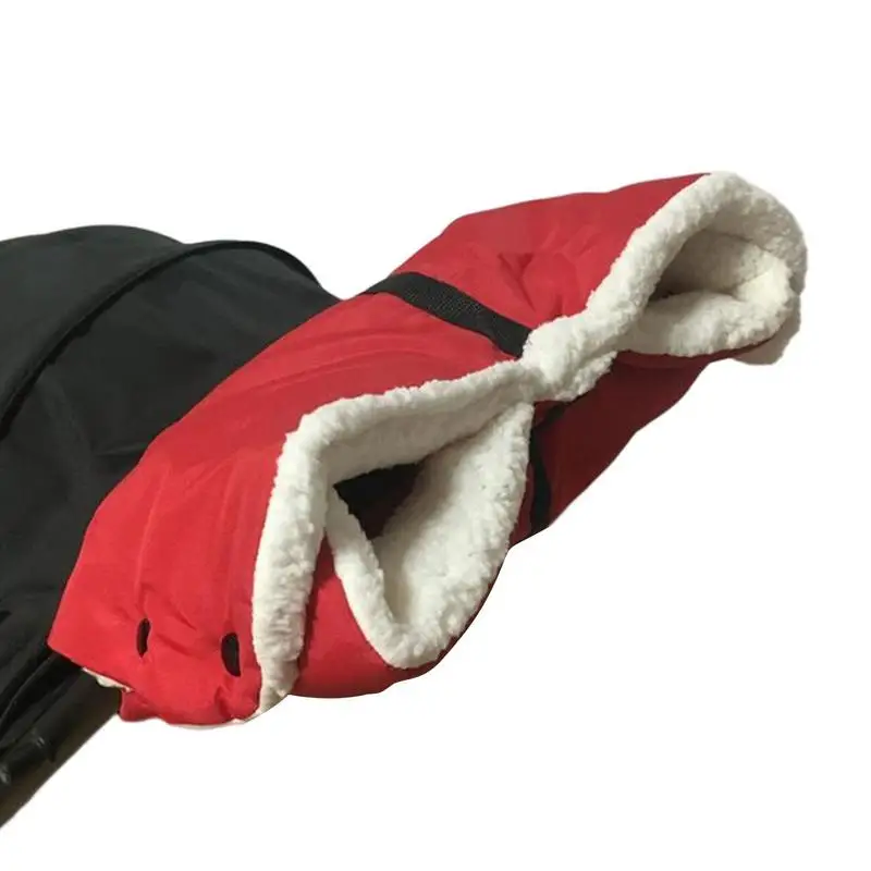 

Stroller Hand Warmers Winter Extra Thick Pushchair Gloves Hand Warmer For Parents And Caregivers In Cold Weather Anti-Freeze