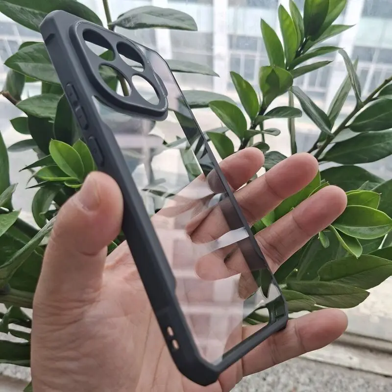 XUNDD Shockproof Airbags Transparent Phone Cover - Enhanced Protection with Quality PC + TPU Material