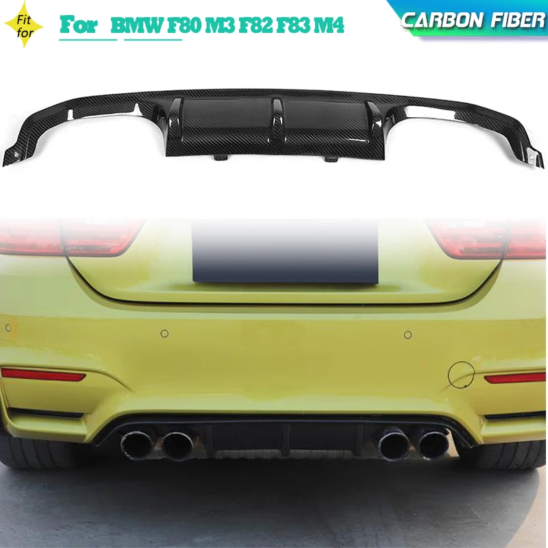Carbon Fiber Rear Bumper Spoiler For BMW F80 M3 etc