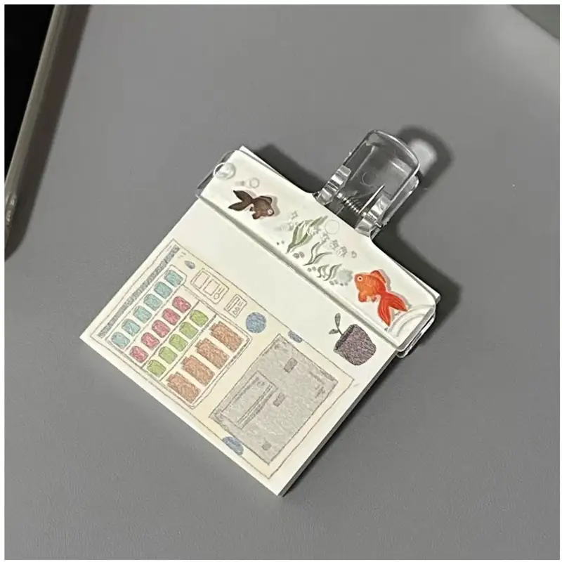 1pc Transparent Acrylic Binder Clips Book Piano Sheet Paper Clamps for Student Notebook Journal Document Organizer Stationery - Image 4