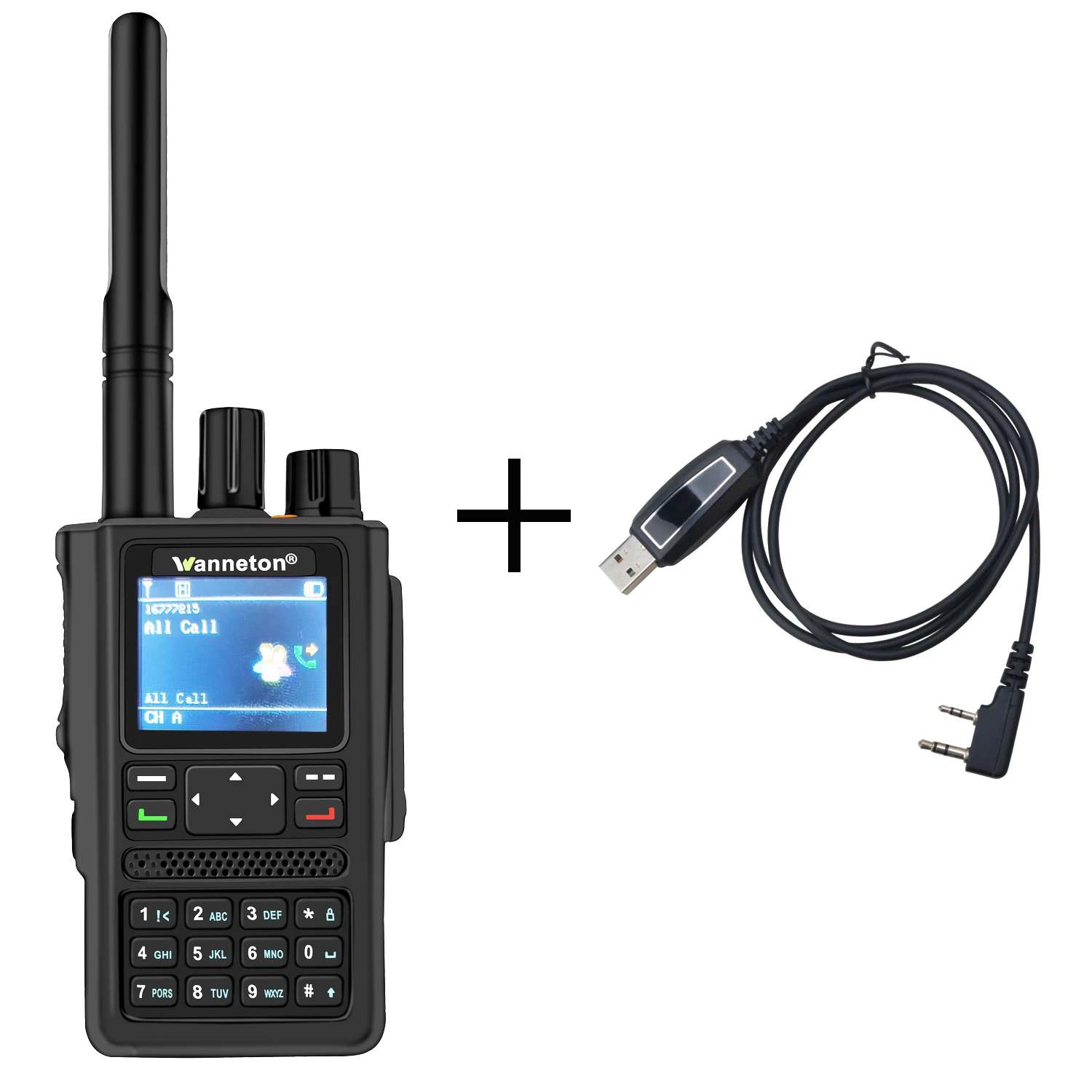 long range walkie talkies 50 miles DP8800 UHF VHF DMR Digital Analog Walkie Talkie Ham Radio GPS APRS Recording Ranging function Two Way Radio Amateur long range walkie talkies Walkie Talkie