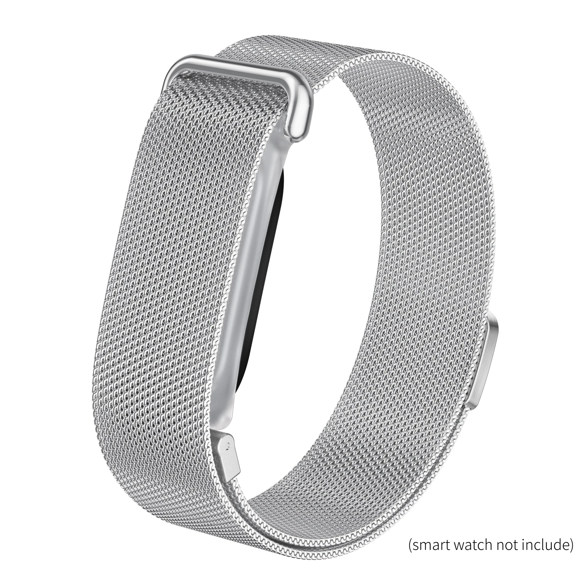 Magnetic Milanese Loop Stainless Steel Adjustable Fitness Watch Strap - Available in Multiple Colors