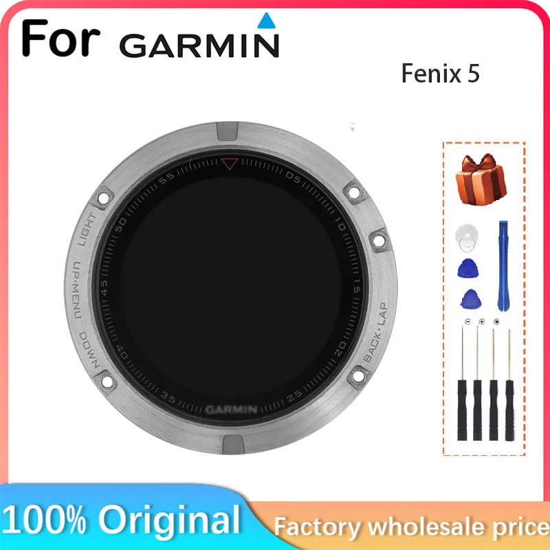 Nuovo per Garmin Fenix 5 sport Smart Watch Display LCD parti di ricambio per riparazione per Display LCD Garmin Fenix 5