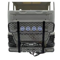 Collision Barrier Cattle Fence Lamp for Tamiya 1/14 RC Truck Volvo 56360 56362 56375 Tractor Trailer LED Front Bumper Light Part 2