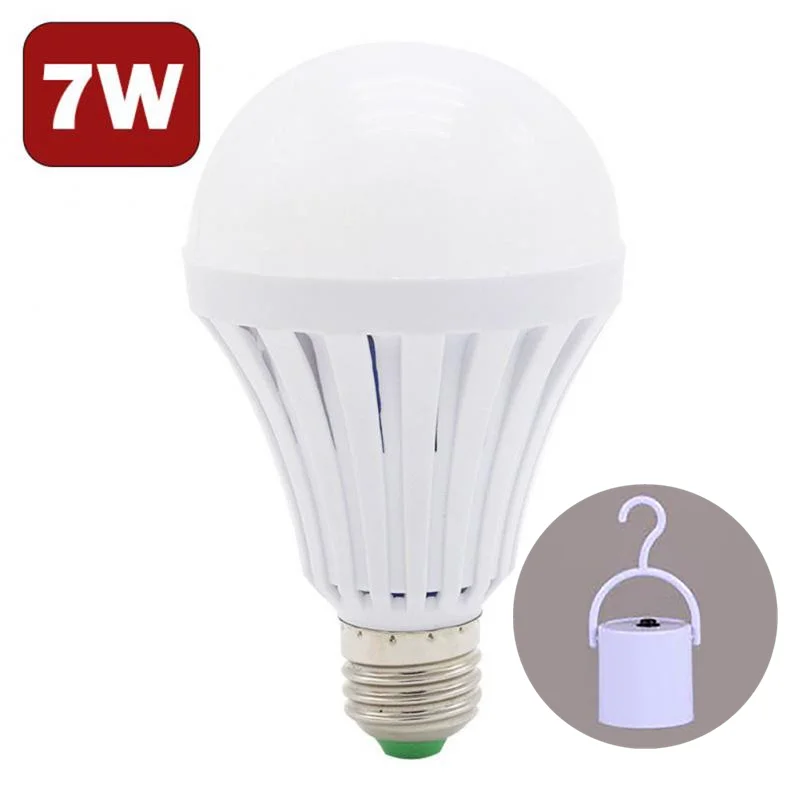 Ampoule rechargeable E27 B22 de haute qualité 7W 9W 12W 15W Lampe