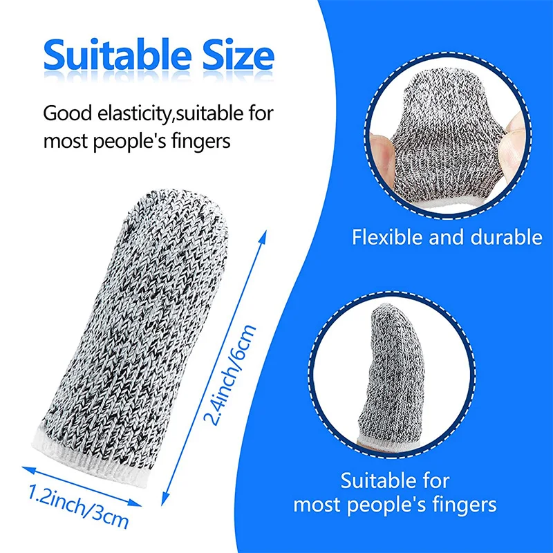 10/20 Pcs Wrap Gloves Window Film Tinting Vinyl Applicator Tools Finger Sleeves Hand Covering Protector Car Wrapping Tools 3