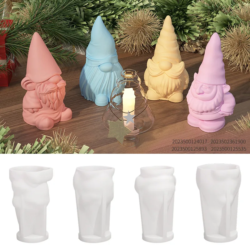 3D Cappello di Natale Stampo in silicone Stampo per cappello di Babbo Natale Stampo per candela Caramelle Fondente Torta Stampo per decorazione Resina UV Artigianato Ornamento Making, G280 - Italia