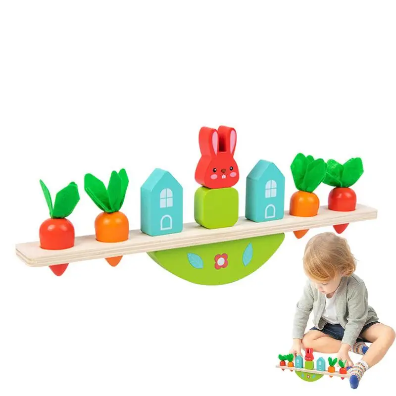 

Animal Balancing Game Wooden Balance Blocks Toys For Children Animal Dinosaur Building Stacking High Board Games Montessori Toys