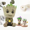 Groot Flower Vase Household Supplies Decoration Ornament Action Figurine Creative Miniature Modedl Simulation Plants Potted 2
