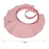 Shampoo Cap Shield Adjustable Waterproof Soft BPA Free Baby Shower Cap Head Ear Eye Stretchable Hair Washing Shield 6