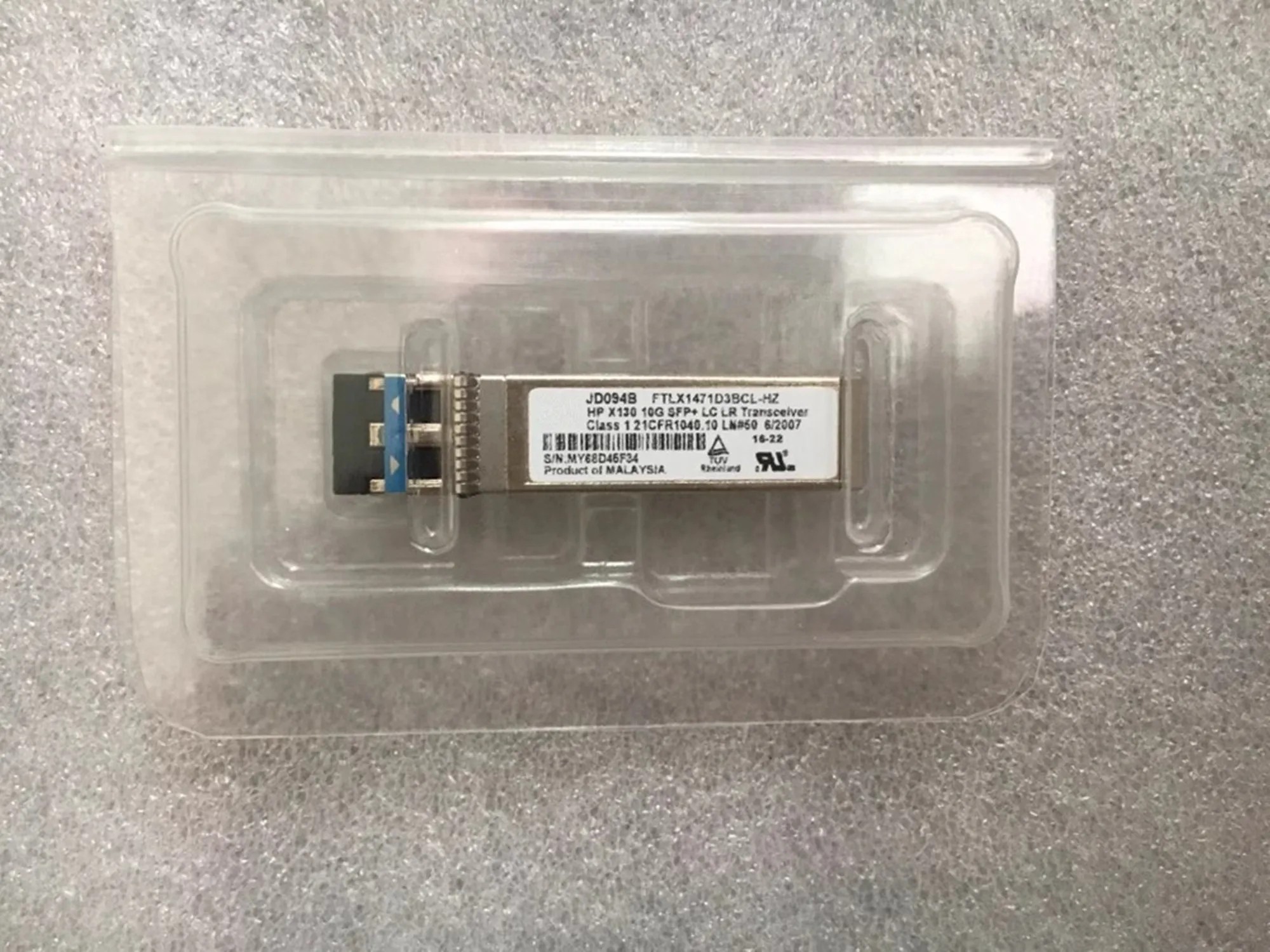 JD094B FTLX1471D3BCL-HZ H-P X130 10G SFP+ LC LR Transceiver 1310nm 10km SMF 10GB Single Mode Optical Fiber