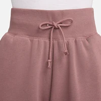 Nike véritable nouveautés femmes taille haute doublé polaire ample cordon pantalon de sport DQ5888-208 4