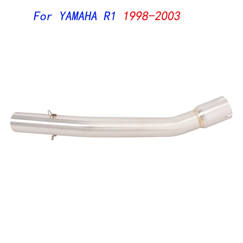 

Escape Motorcycle Mid Connect Pipe Middle Link Tube Stainless Steel Exhaust System For Yamaha R1 1998-2003