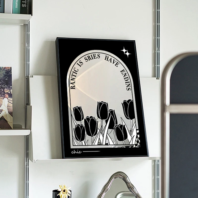 

Makeup Table Mirror Bathroom Bedroom Living Room Nordic Modern Kitchen Wall Mirror Design Decoration Salon House Decoration