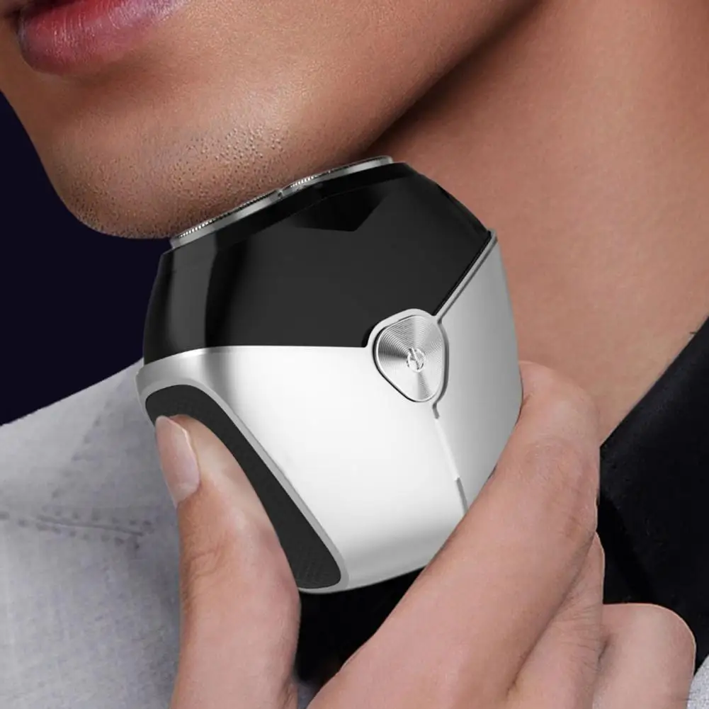 남성용 전기 면도기, 여행용 전기 면도기, 휴대용 C 타입 충전식, 방수 미니 여행용 로터리