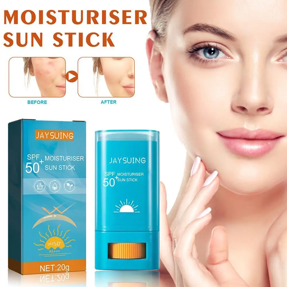 Sun Block Stick SPF50 Face Solar isolation UV Protection Cream waterproof sweatproof Refresh moisturizer Whiten repair Sunscreen