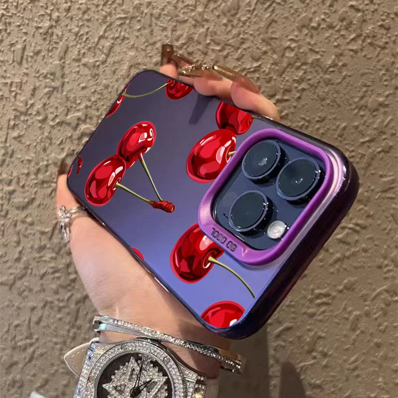 Red Cherry Shockproof Phone Case - Premium Bumper Cover