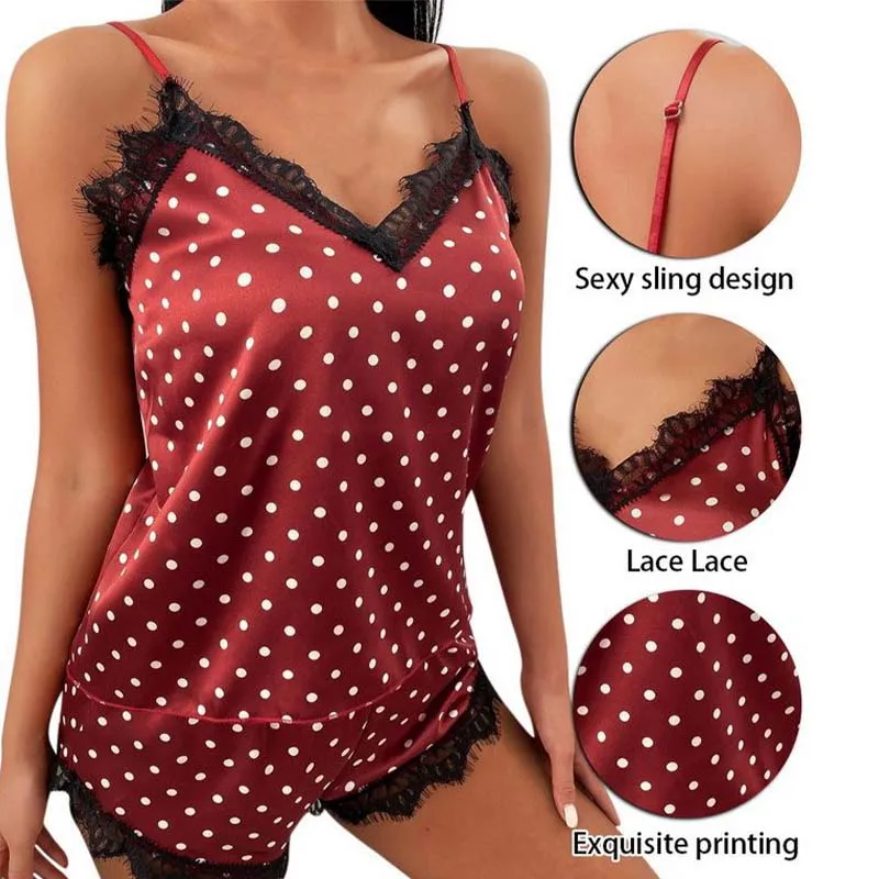 Pyjama 2 Pièces Femme à Imprimé Papillon - Élégance Cachée