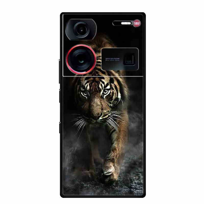 Sleek Black Silicone Soft Back Cover for Smartphones - 6.8 Coque