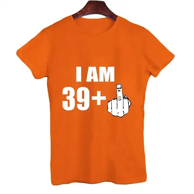 남성용 T 셔츠 반팔 티셔츠 40 번째 생일 선물 그래픽 탑 2023 streetwear 남성용 반팔 티셔츠 미적 의류