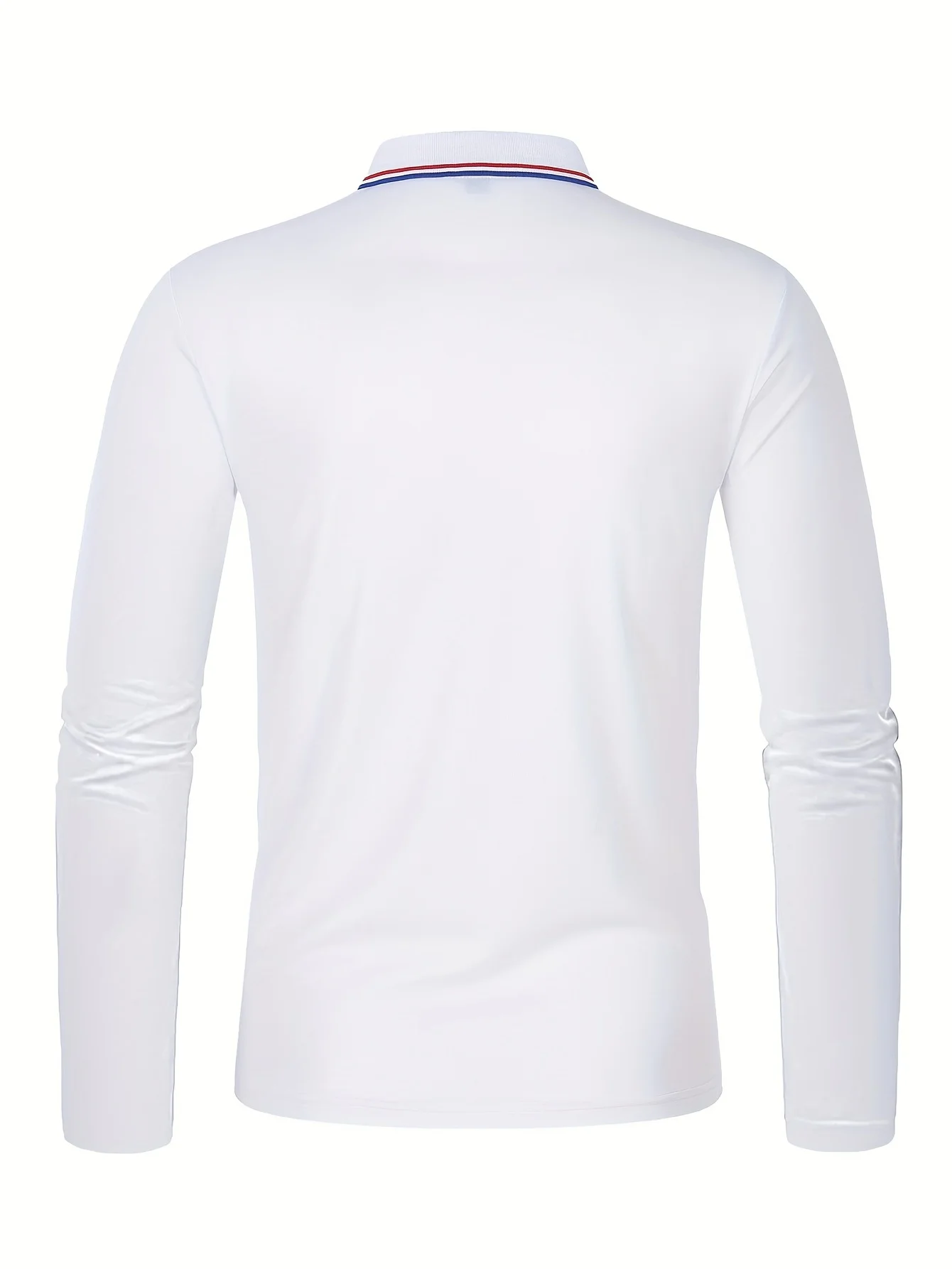Herren-Business-T-Shirt für Herren Frühling und Herbst lässig atmungsaktiv bequem Polo-Shirt – Detail 3