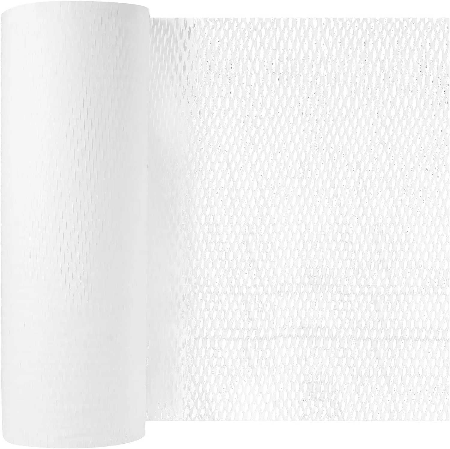 thumbnail image 1 of Papel de envolver con forma de panal de 2/5/10 m. El rollo de envoltorio acolchado ecológico se utiliza para mover/transportar suministros con papel de burbujas., 1 of 5