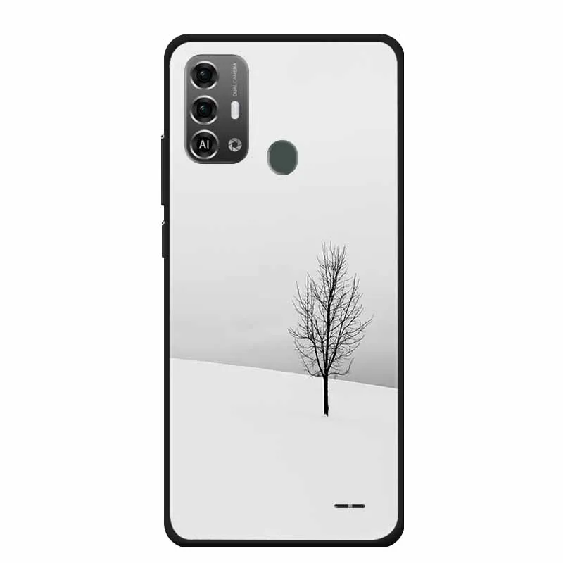 Lovely Soft TPU Painted Cat Silicone Cover - Protective Phone Case Accessory