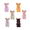 Resin Lovely Little bear Flatback Cabochon Scrapbook Kawaii DIY Embellishments Accessories 6Pcs  L35 1