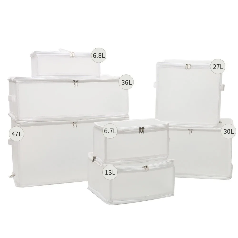 Folding Large Capacity Clothes Storage Bag Quilt Blanket Wardrobe Organizer Waterproof Dust Pouch Household Bedroom Accessories 3