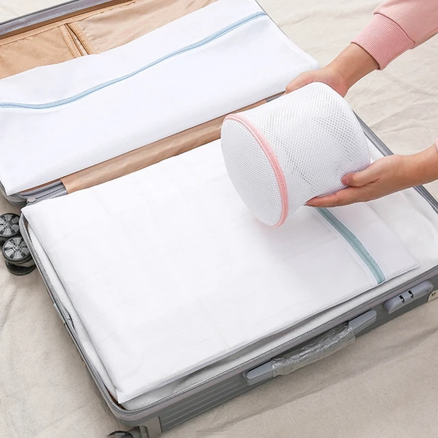 Gépmosó Mosó Táska Hálózsák Beállított Tasakruhák Melltartó Táskák Cipzárral Ellátott Ruhákkal Mosoda Szervező Gondozási Kiegészítők - Image 3