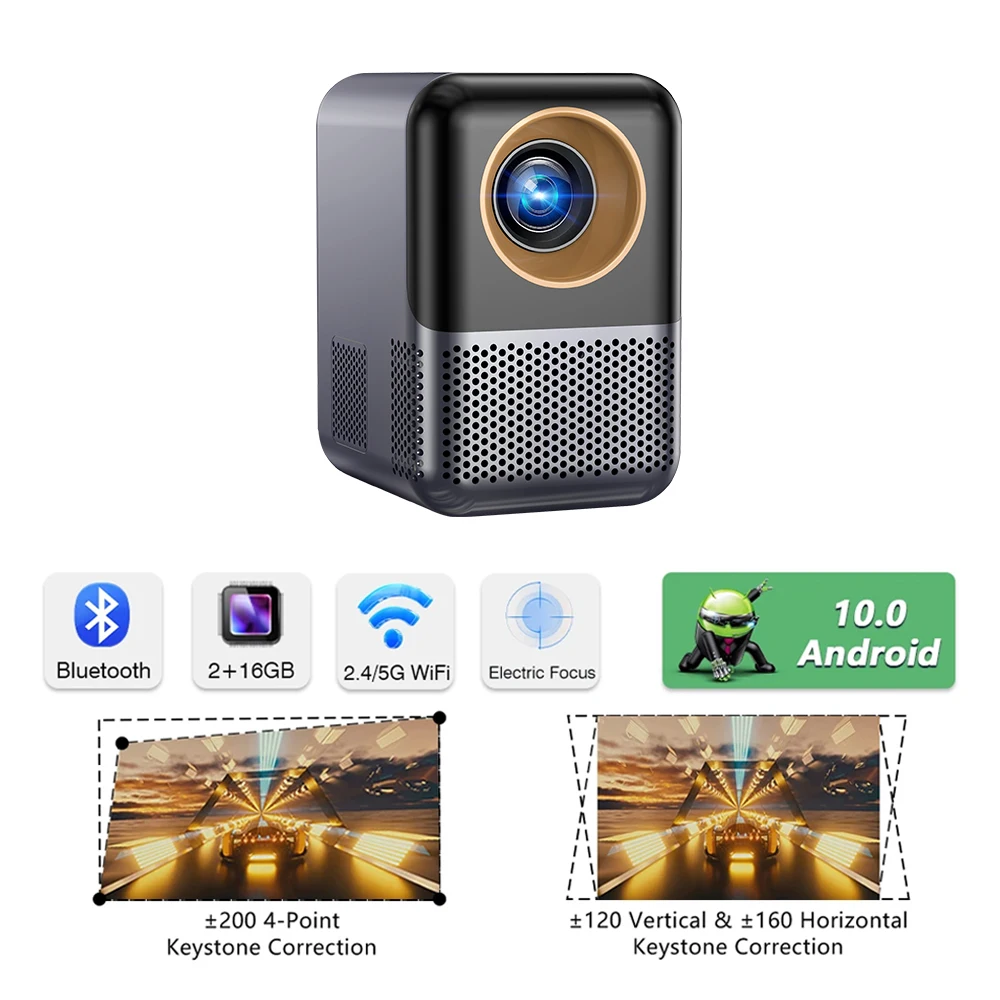 TouYinger ET31 Pro Max ST Mini Portable Projector 4K Wifi Android