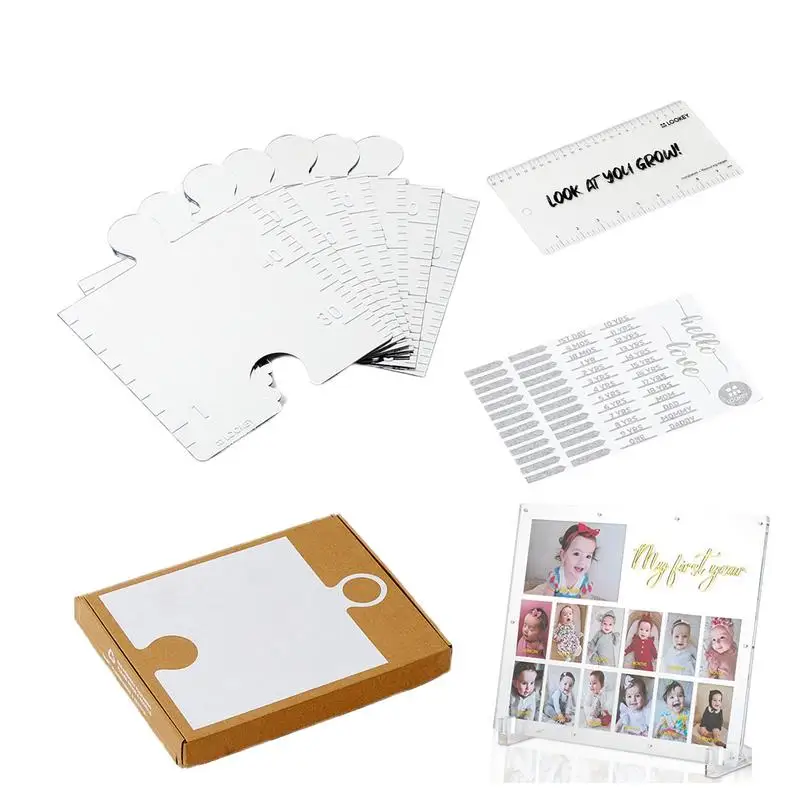 Growth Chart For Kids Mirrors Growth Chart Puzzle Mirrors Height Mirrored Puzzle Pieces
