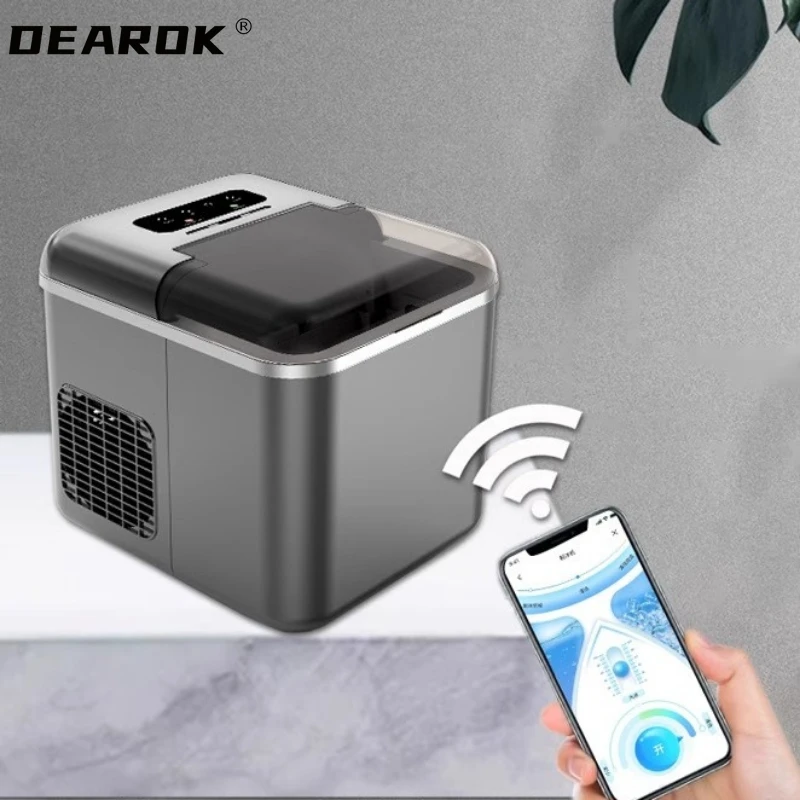 Automatic Ice Machine Electric Ice Cube Maker Home Commercial Desktop Buz Yapma Makinesi
